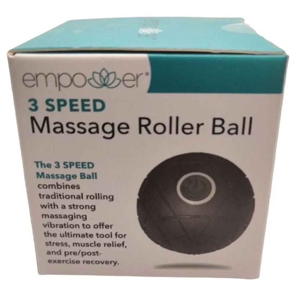 Empower Massage Roller Ball 3 Speed Massaging Vibrating Fascia Muscle Relaxation